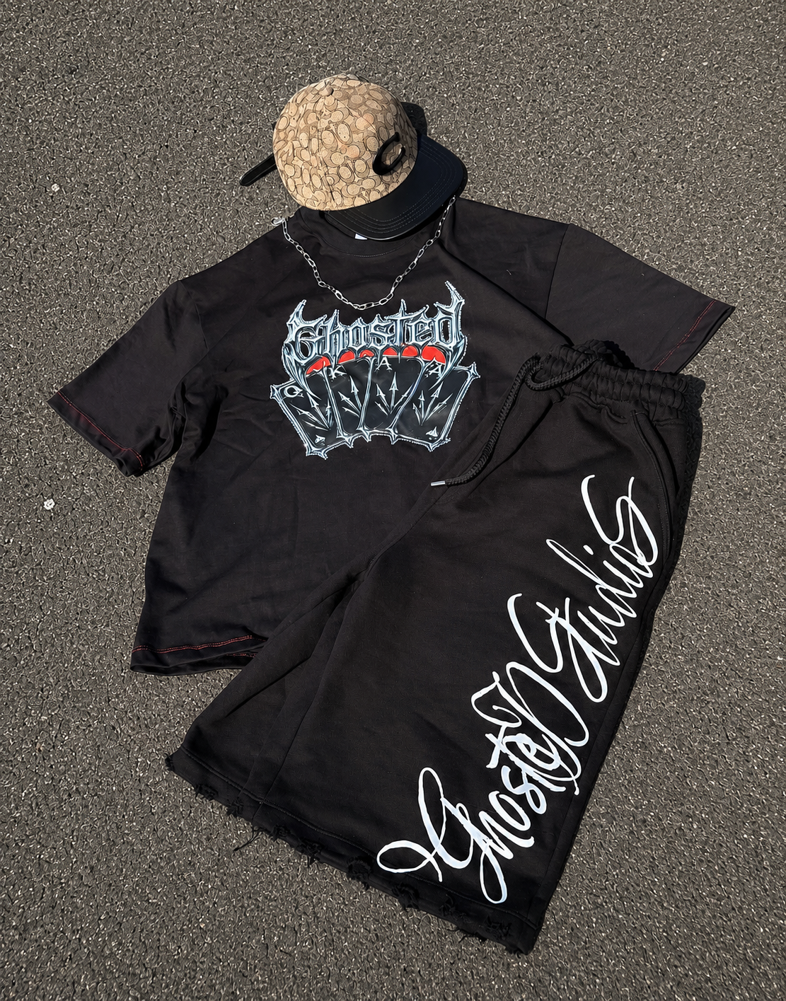 BERMUDA JORT GHOSTED 408