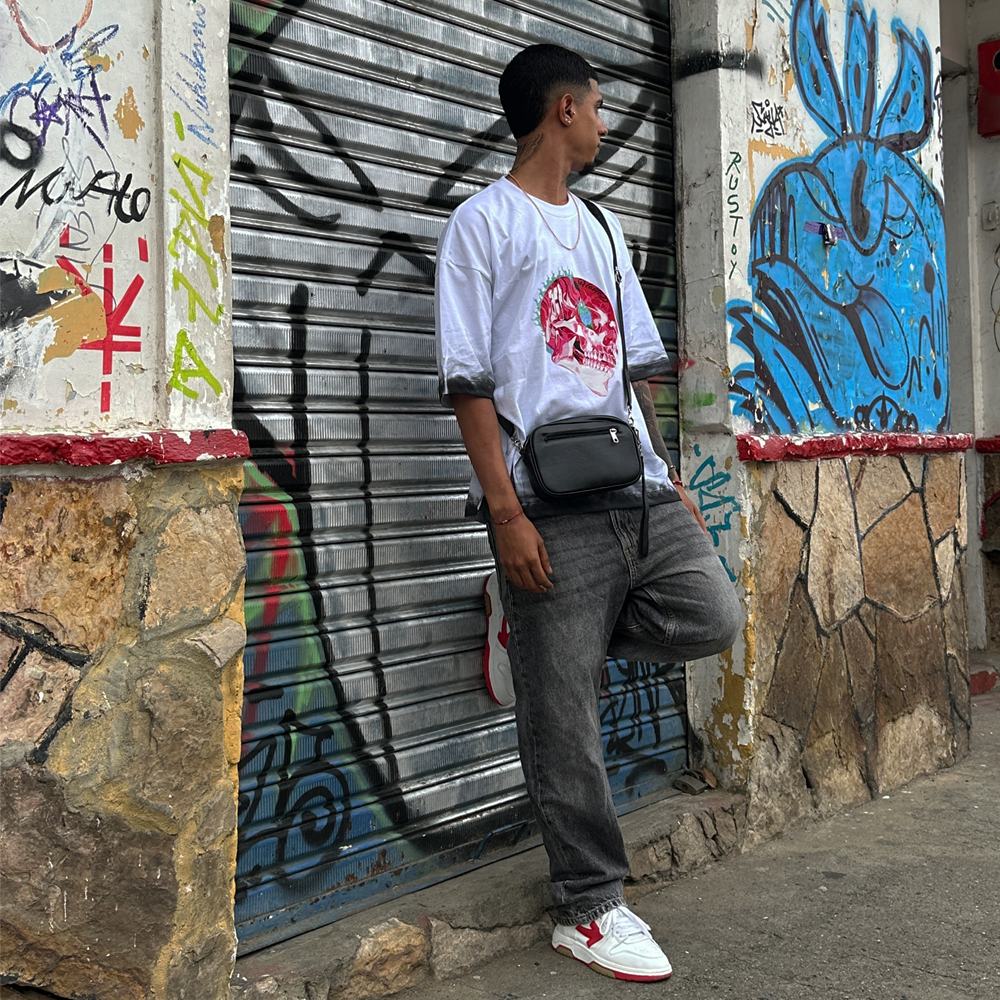 CAMISETA OVERSIZE SKULL